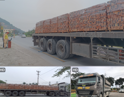 Lực lượng Cảnh sát giao thông phát hiện 32 trường hợp quá tải, cơi nới thành thùng trong 02 tuần